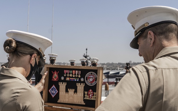 Lt. Col. Michael A. Beckhart retires U.S. Marine Corps after over 22 years of service