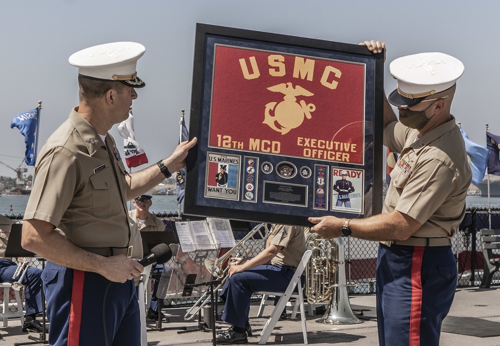 Lt. Col. Michael A. Beckhart retires U.S. Marine Corps after over 22 years of service