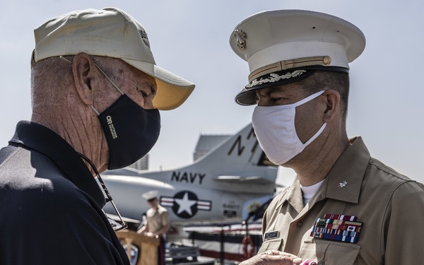 Lt. Col. Michael A. Beckhart retires U.S. Marine Corps after over 22 years of service
