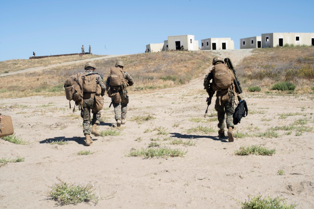 Charlie Co. BLT 1/1, conducts an amphibious raid
