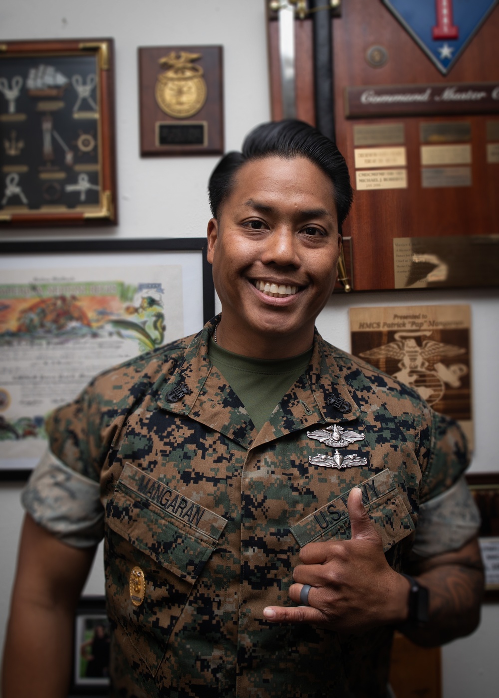 Asian American and Pacific Islander Month Marines and Sailors of 1st MARDIV