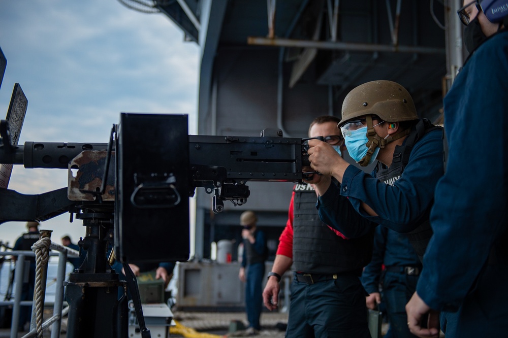 USS Harry S. Truman (CVN 75) transits the Atlantic Ocean.