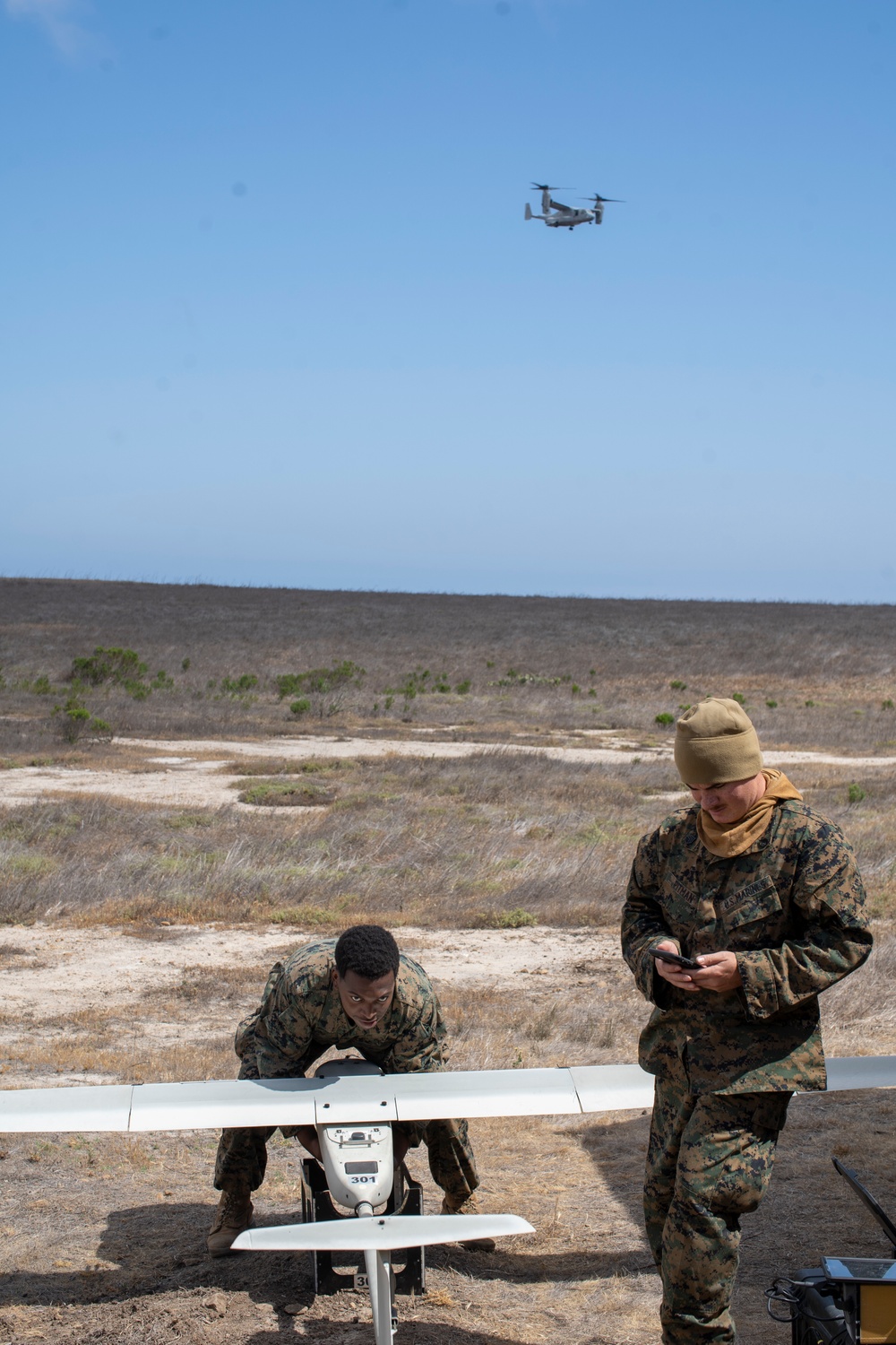 11th MEU Marines execute flight ops with UAS