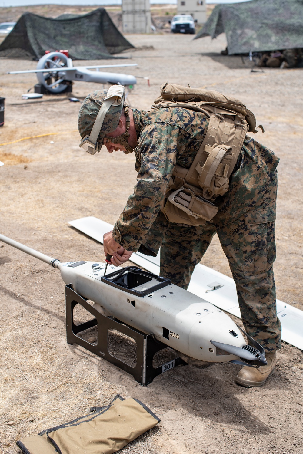 11th MEU Marines execute flight ops with UAS