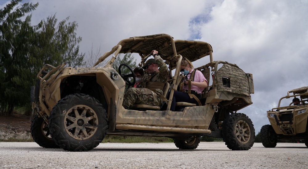German Minister of Defense visits Andersen AFB