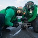 USS Harry S. Truman (CVN 75) transits the Atlantic Ocean.
