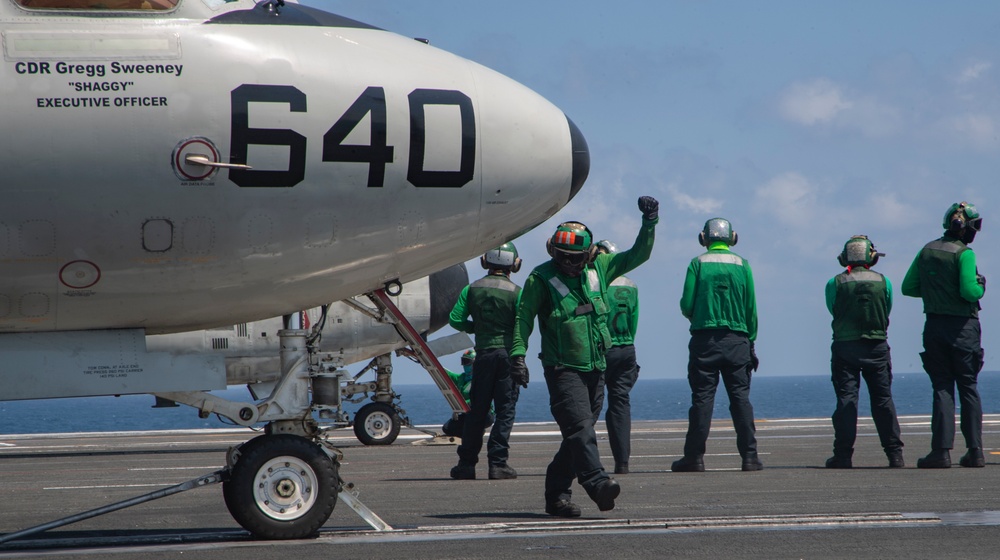 USS Harry S. Truman (CVN 75) transits the Atlantic Ocean.
