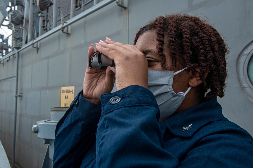 USS Harry S. Truman (CVN 75) transits the Atlantic Ocean.