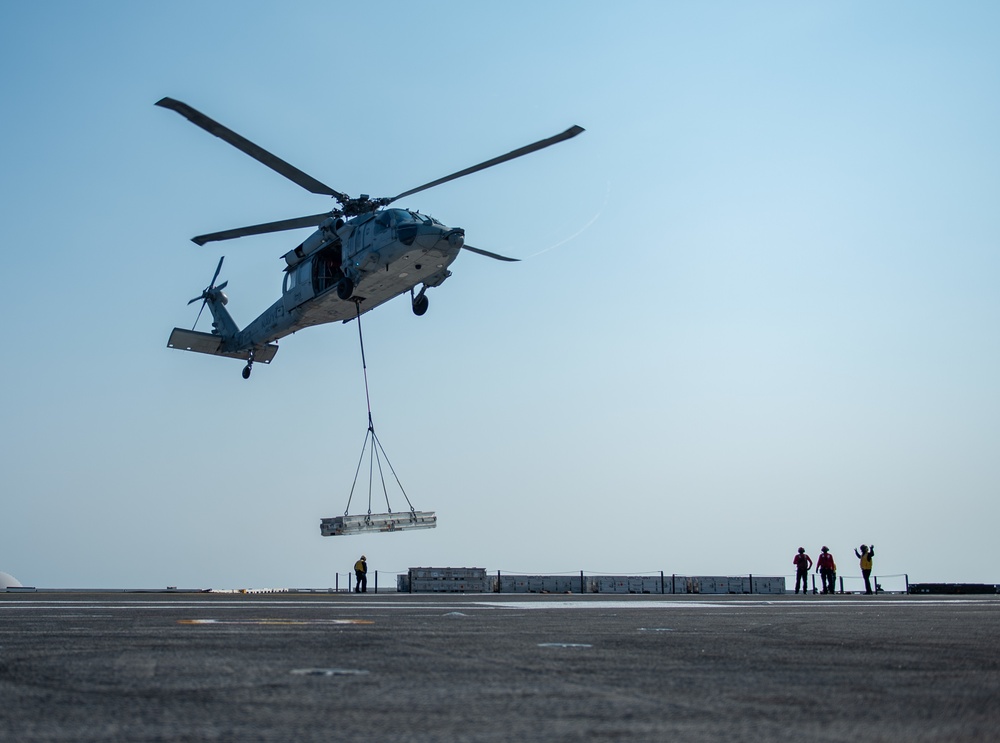 USS Harry S. Truman (CVN 75) transits the Atlantic Ocean.