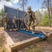 Soldiers of B Co, 1-334 Regiment complete Leadership Reaction Course at Fort McCoy, Wisconsin