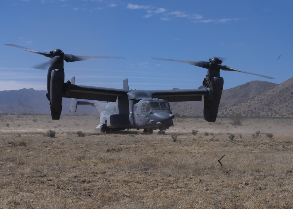 KAFB conducts CV-22 Osprey exercise training