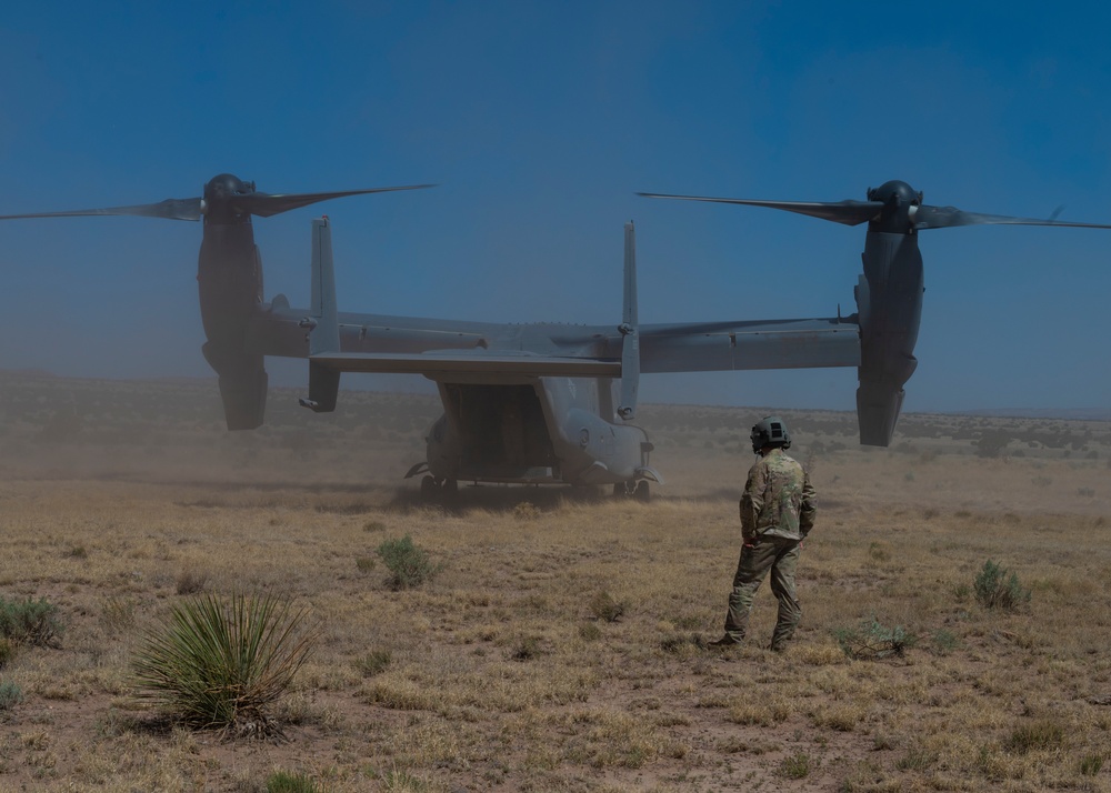 KAFB conducts CV-22 Osprey exercise training