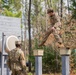 Soldiers of B Co, 1-334 Regiment complete Leadership Reaction Course at Fort McCoy, Wisconsin