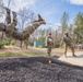 Soldiers of B Co, 1-334 Regiment complete Leadership Reaction Course at Fort McCoy, Wisconsin