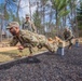 Soldiers of B Co, 1-334 Regiment complete Leadership Reaction Course at Fort McCoy, Wisconsin