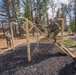 Soldiers of B Co, 1-334 Regiment complete Leadership Reaction Course at Fort McCoy, Wisconsin