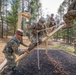 Soldiers of B Co, 1-334 Regiment complete Leadership Reaction Course at Fort McCoy, Wisconsin