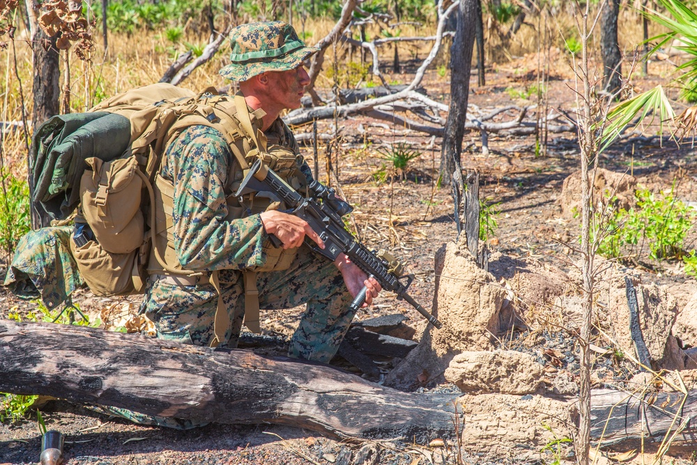 2nd LAAD Platoon with MRF-D conducts 6-kilometer hike