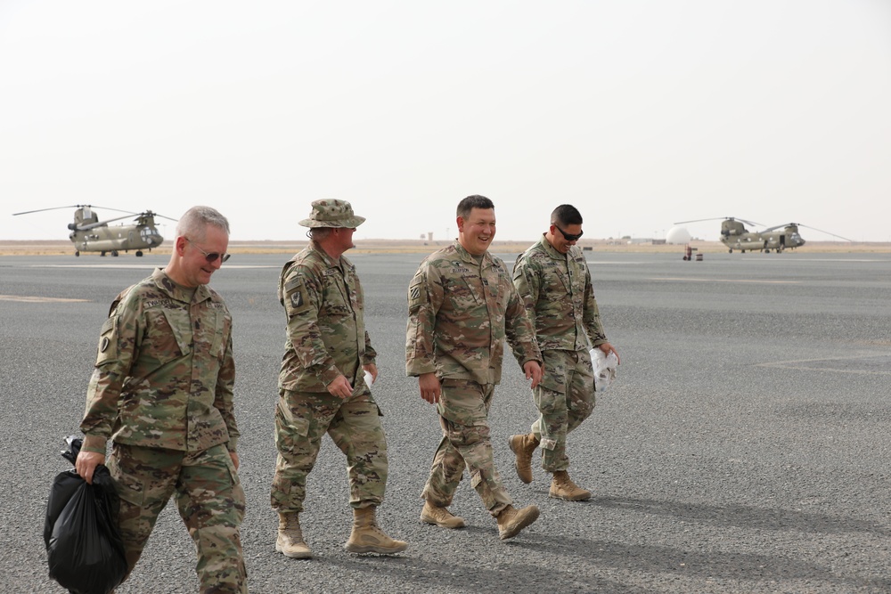 Task Force Phoenix conducts a FOD walk