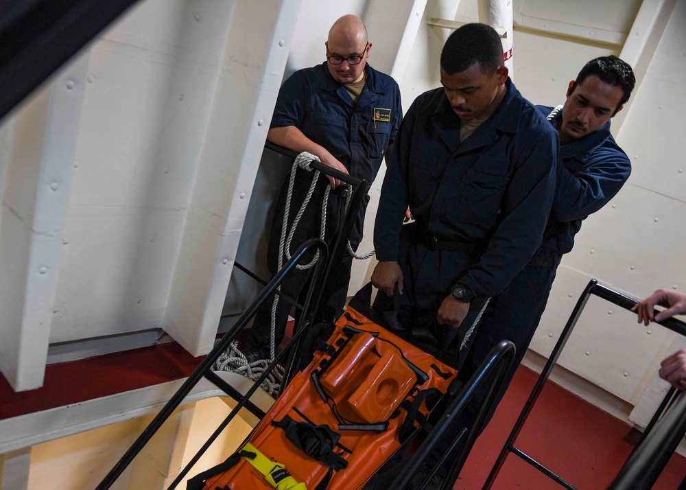 USS Hershel &quot;Woody&quot; Williams training
