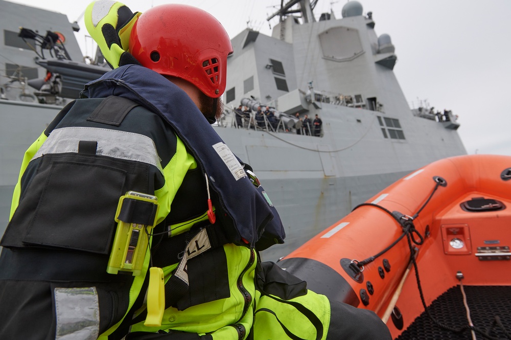 Royal Danish Navy participates in At-Sea Demo/Formidable Shield 2021