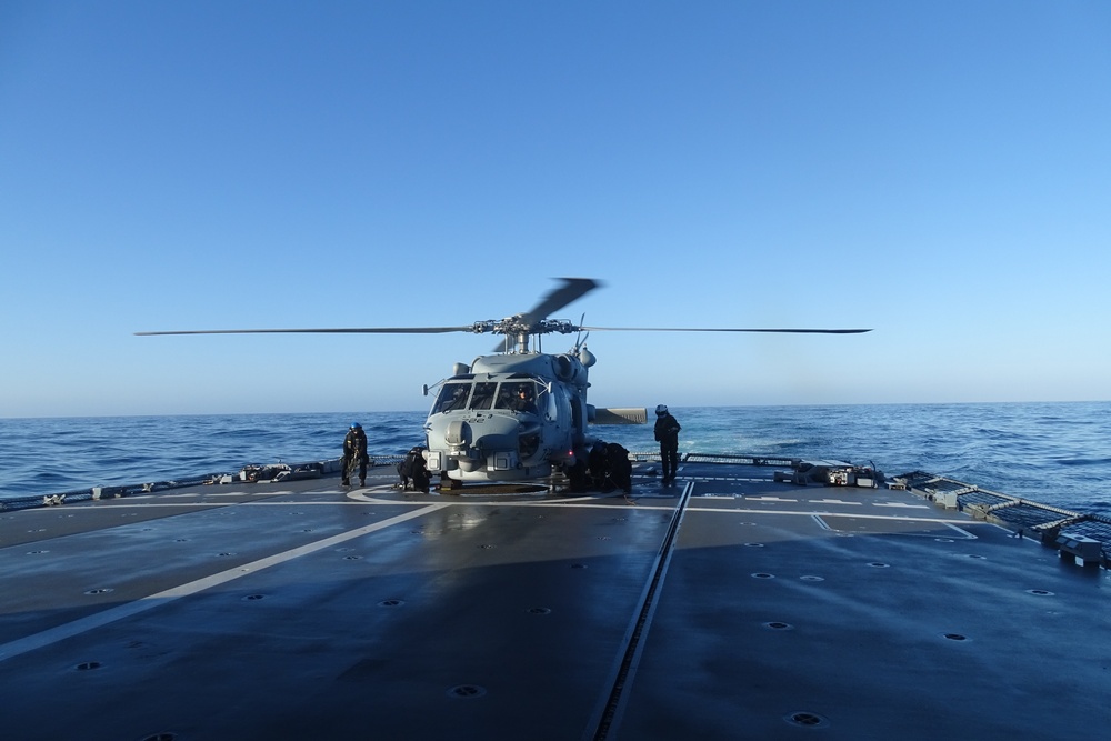 German Navy guided-missile frigate F 220 FGS Hamburg