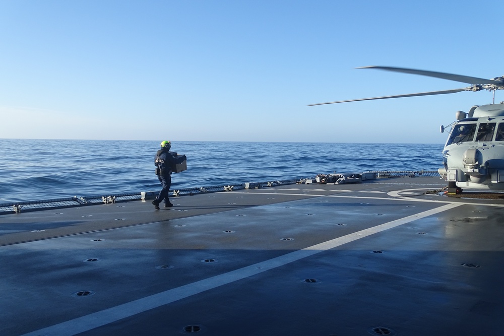 German Navy guided-missile frigate F 220 FGS Hamburg