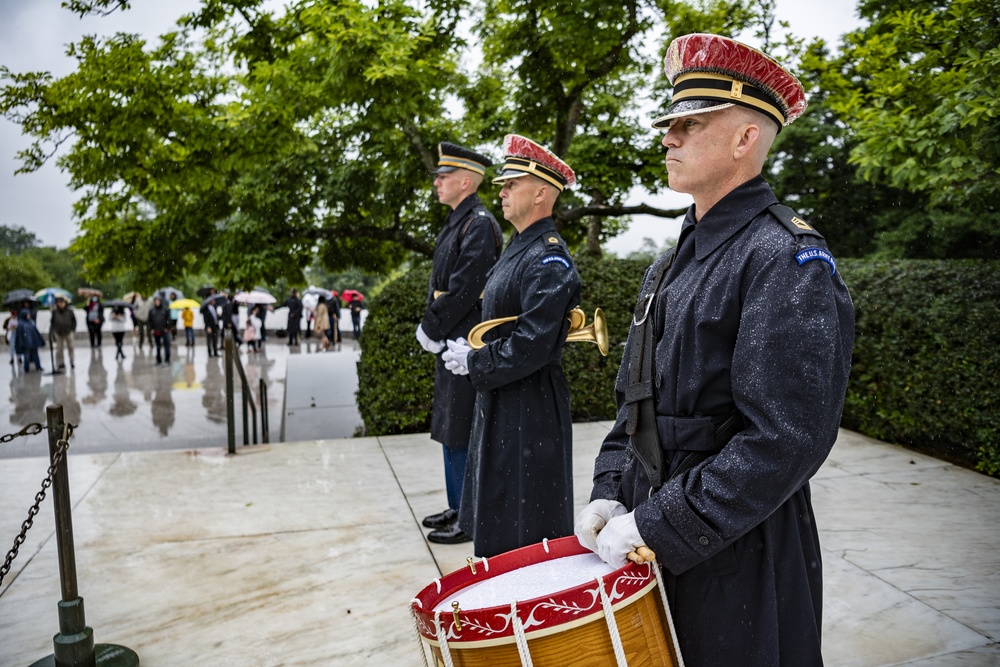 Presidential Armed Forces Full Honors Wreath-Laying Ceremony in Honor of the 104th Birthday of President John F. Kennedy