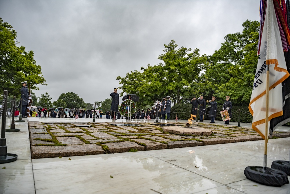 Presidential Armed Forces Full Honors Wreath-Laying Ceremony in Honor of the 104th Birthday of President John F. Kennedy