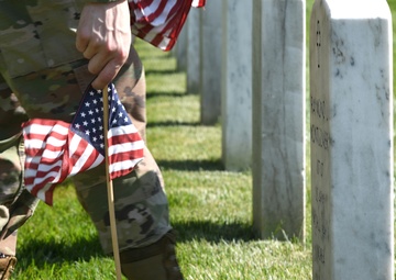 “Flags-In” at Arlington National Cemetery