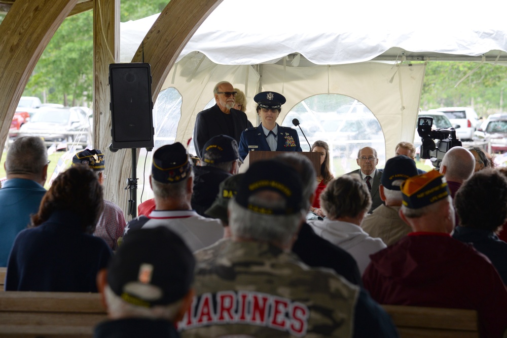 177th Fighter Wing Vice Commander Col. Diana M. Brown is keynote speaker for Atlantic County's 36th annual Veterans Memorial Program