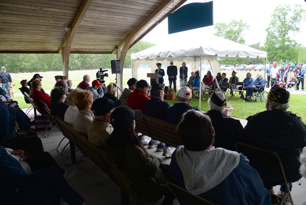 177th Fighter Wing Vice Commander Col. Diana M. Brown is keynote speaker for Atlantic County's 36th annual Veterans Memorial Program