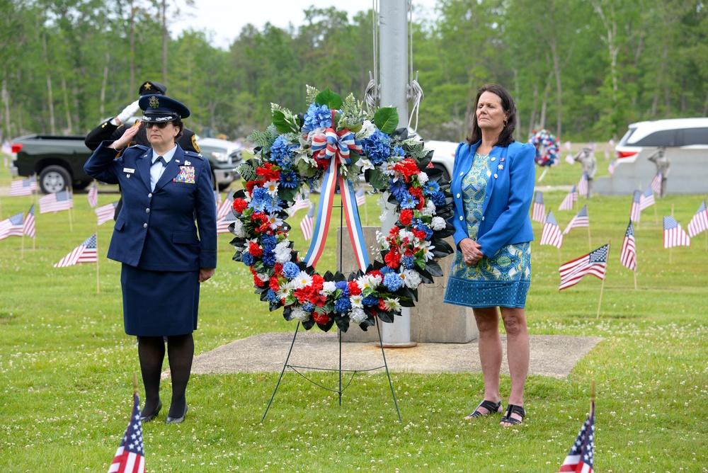 177th Fighter Wing Vice Commander Col. Diana M. Brown is keynote speaker for Atlantic County's 36th annual Veterans Memorial Program