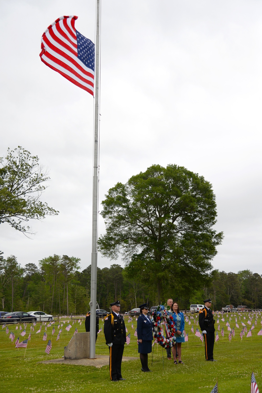 177th Fighter Wing Vice Commander Col. Diana M. Brown is keynote speaker for Atlantic County's 36th annual Veterans Memorial Program