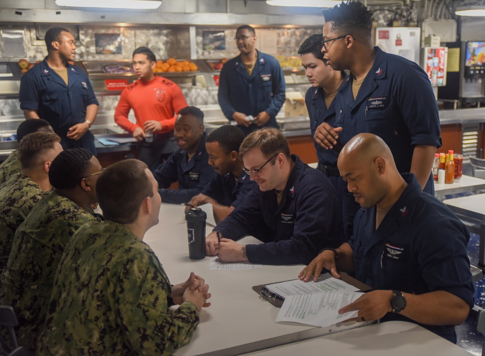 USS Ronald Reagan (CVN 76) Enlisted Surface Warfare Specialist Boards