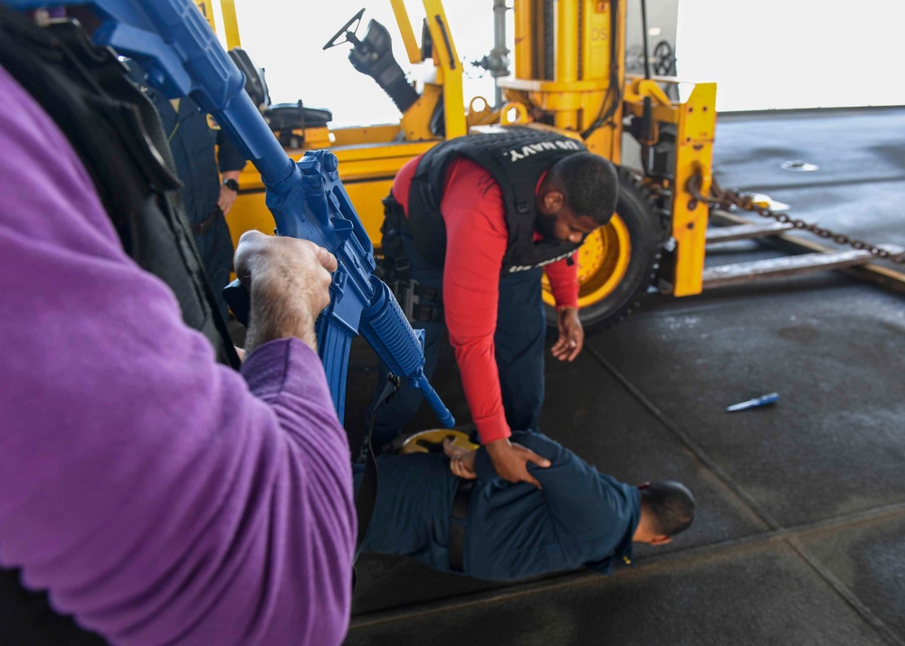 USS Hershel &quot;Woody&quot; Williams training