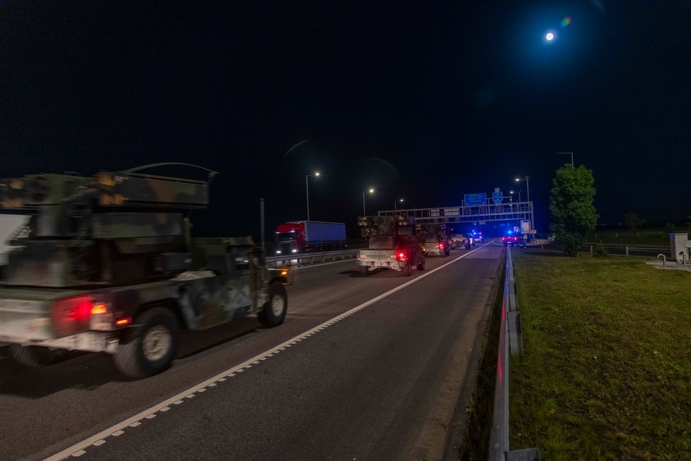 2d Cavalry Regiment tactical road march