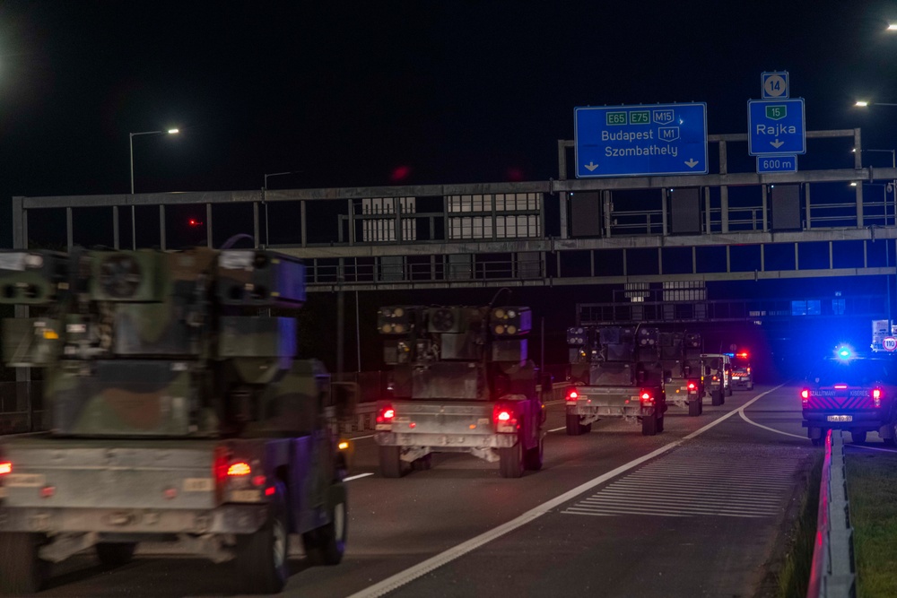 2d Cavalry Regiment tactical road march