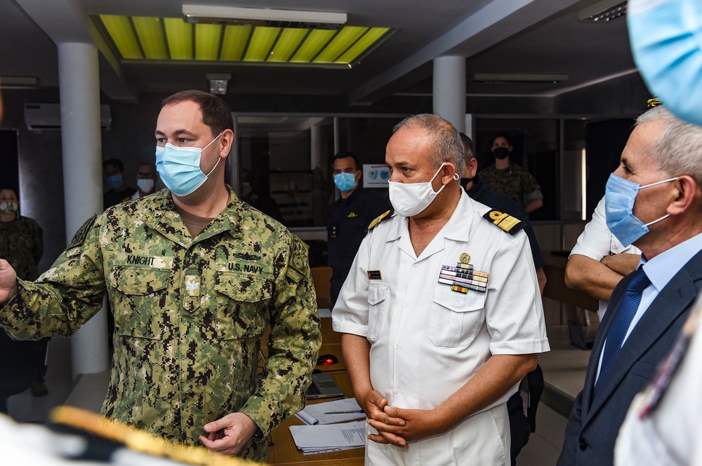 Tunisian Minister of Defence Brahim Bertégi Visits Exercise Phoenix Express 2021