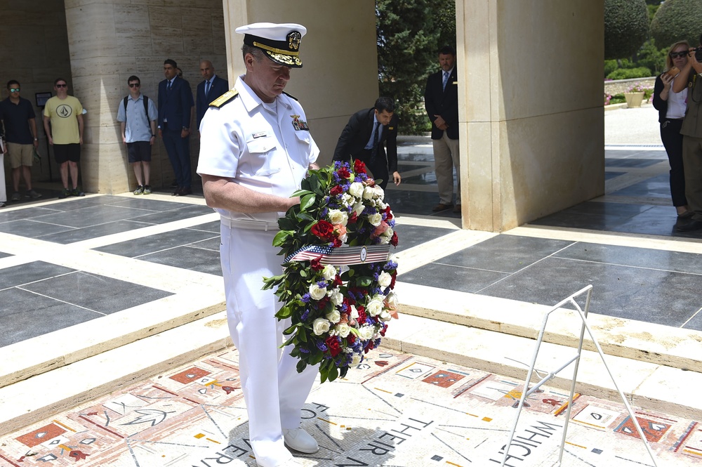 U.S. Navy Personnel Observe Memorial Day in Tunisia During Exercise Phoenix Express