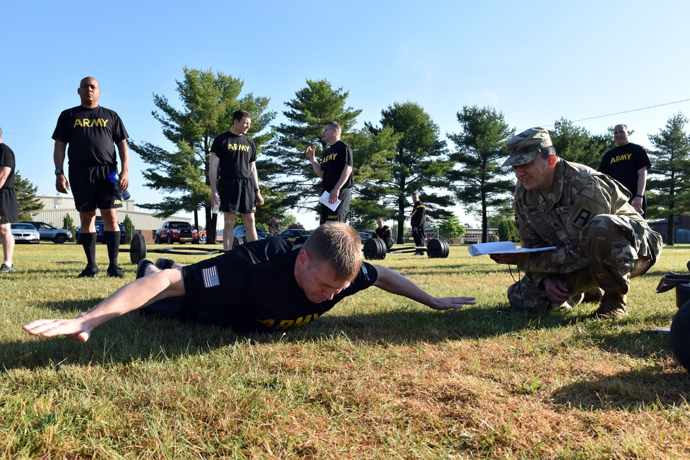 ‘Patriot’ Brigade Soldiers conduct Army Combat Fitness Test (ACFT)