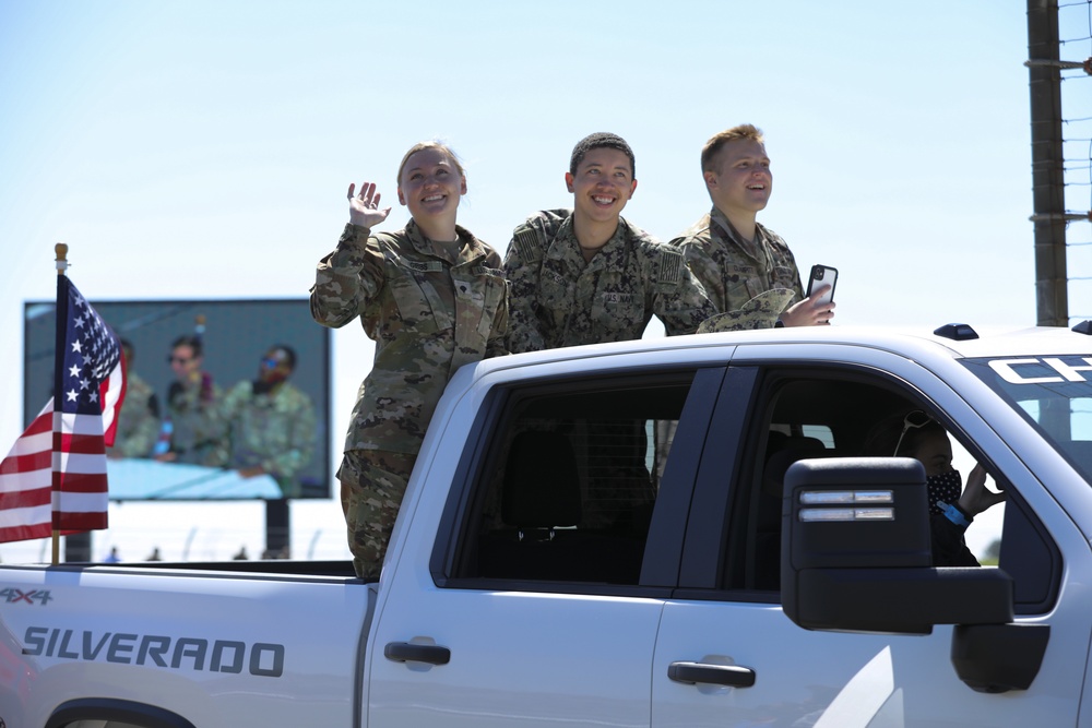 Service Members Support the Indianapolis 500