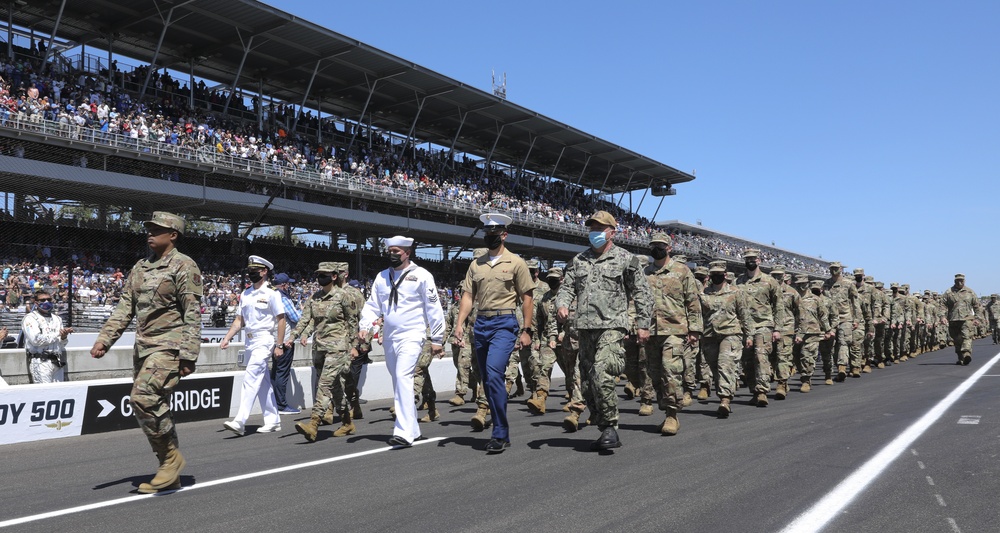 Service Members Support the Indianapolis 500