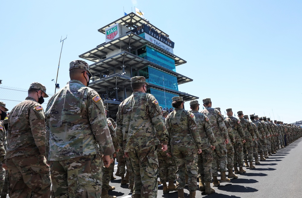 Service Members Support the Indianapolis 500
