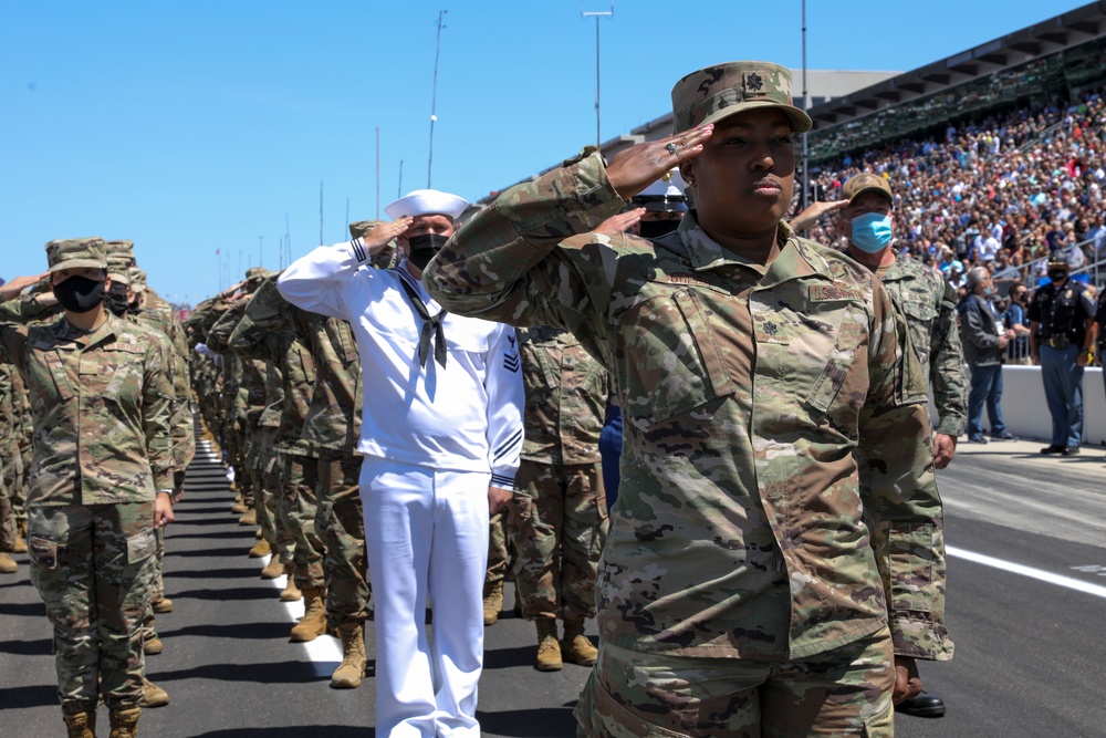 Service Members Support the Indianapolis 500