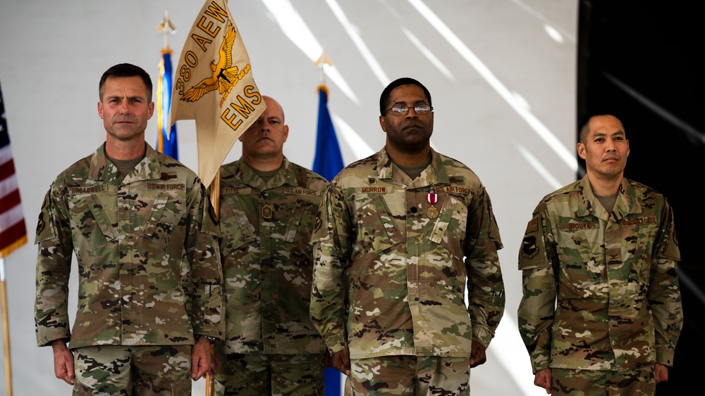 380th EMSG change of command