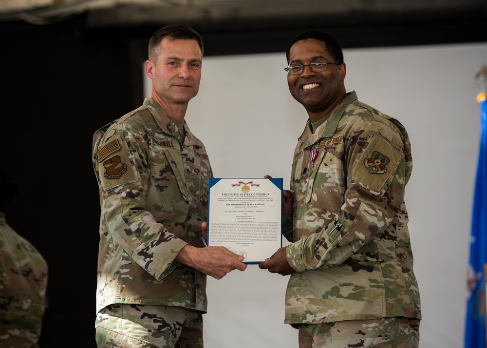 380th EMSG change of command