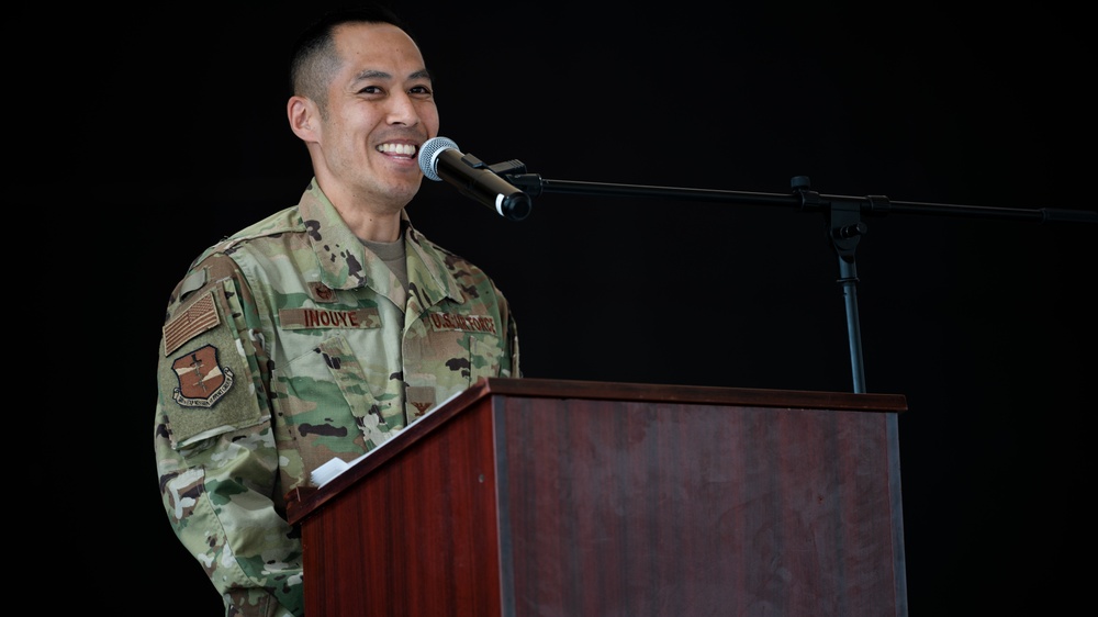 380th EMSG change of command