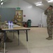 Task Force Spartan Soldier appears before command sergeants majors board during Best Warrior Competition