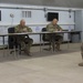 Task Force Spartan Soldier appears before command sergeants majors board during Best Warrior Competition